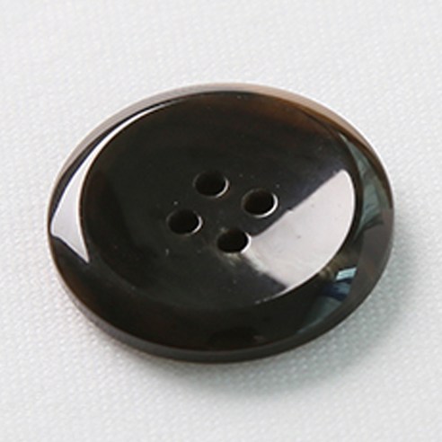 HR빅버튼 천사테 단추 28mm, 다크브라운, 12개입