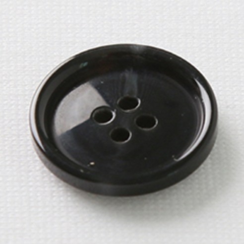 HR빅버튼 워킹 단추 21mm, 블랙, 4개입