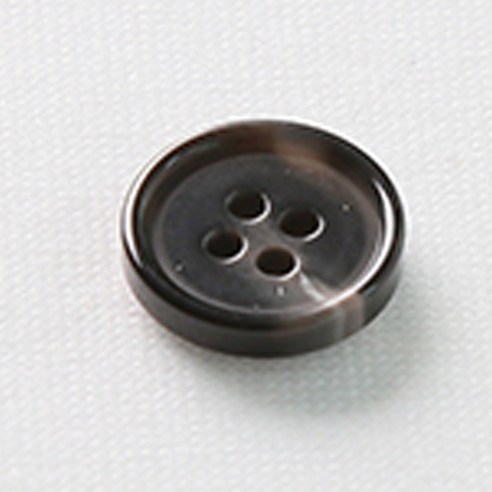 HR빅버튼 포멀 단추 15mm, 블랙, 4개입