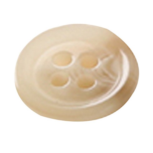 HR빅버튼 플러스 단추 18mm, 라이트베이지, 12개입