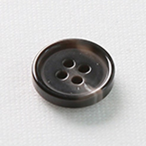 HR빅버튼 포멀 단추 15mm, 블랙, 8개입