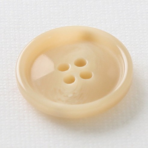 HR빅버튼 워킹 단추 21mm, 연베이지, 12개입