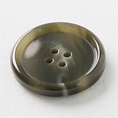 HR빅버튼 MD 단추 28mm, 카키, 4개입