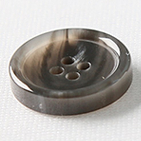 HR빅버튼 썸데이 유광 단추 21mm, 그레이, 8개입
