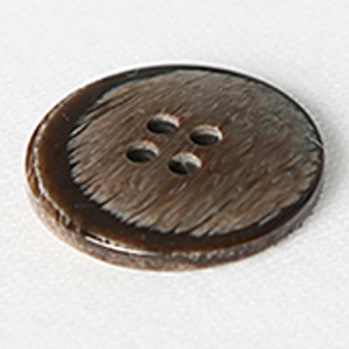 HR빅버튼 영자 단추 21mm, 브라운, 8개입
