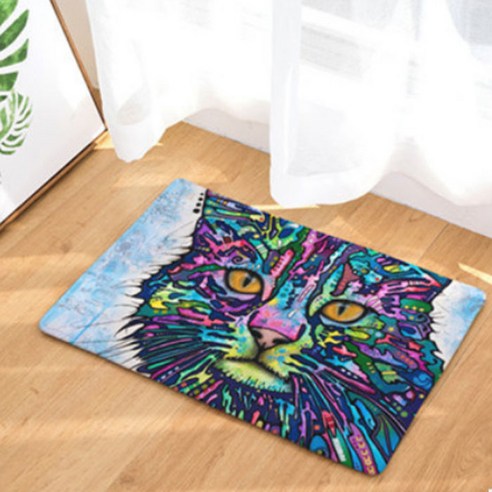 노랜드 Colourful Cat style 다용도 발매트, 12