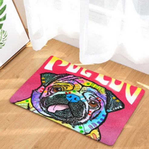 노랜드 Colourful Dog style 다용도 발매트, 8