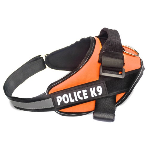 제제펫 반려견 폴리스 K9 하네스 S, Y106PDRH002, 1세트