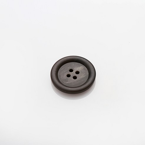 HR빅버튼 플러스 무광 단추 30mm, 다크브라운, 12개입