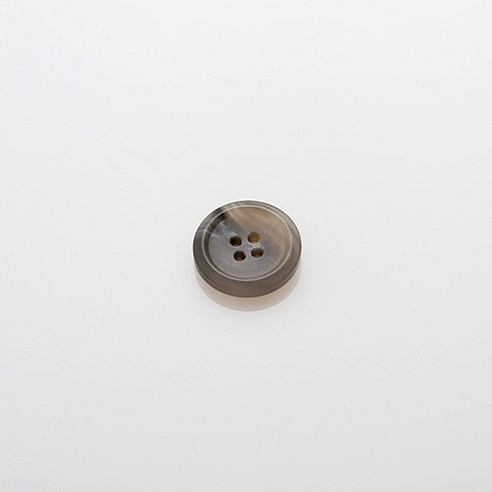 HR빅버튼 각시봉 무광 단추 21mm, 그레이, 4개입