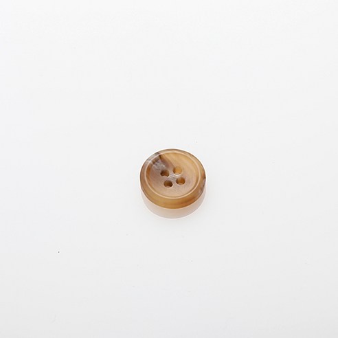HR빅버튼 각시봉 무광 단추 18mm, 다크베이지, 4개입