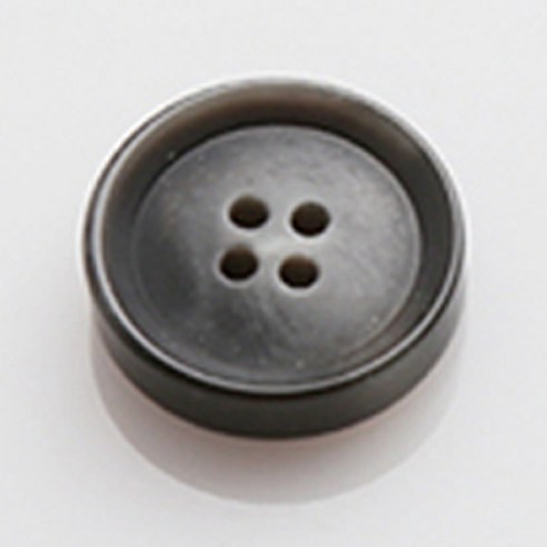 HR빅버튼 보스각테 단추 18mm, 그레이, 8개입
