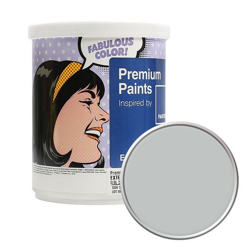 노루페인트 팬톤 외부용 실외 저광 페인트 1L, 14-4103 Gray Violot