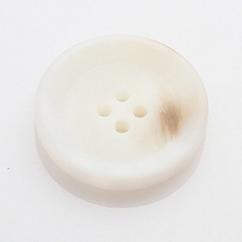 HR빅버튼 모던무광 단추 30mm, 화이트, 4개입