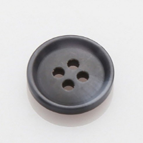 HR빅버튼 마니 무광 단추 18mm, 네이비, 12개입