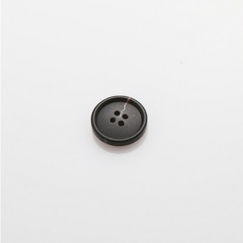 HR빅버튼 디젤무광 단추 23mm, 다크블랙, 8개입