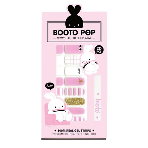 코코라인 붙이는 젤네일 스티커 BOOTO, No.9, 1세트