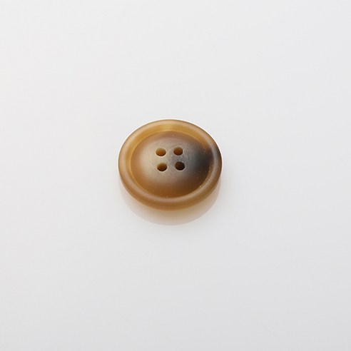 HR빅버튼 호동 무광 단추 28mm, 다크베이지, 4개입