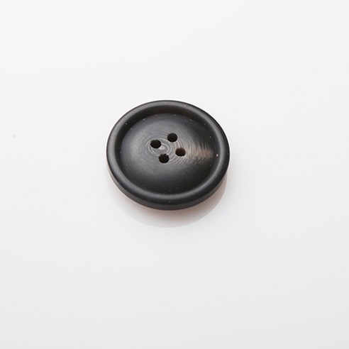 HR빅버튼 호동 무광 단추 30mm, 블랙, 8개입