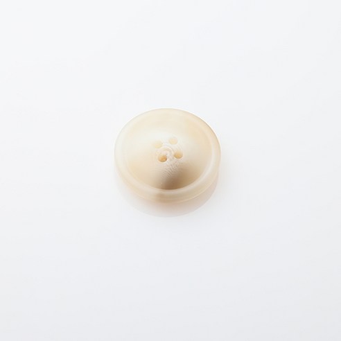 HR빅버튼 호동 무광 단추 28mm, 아이보리, 4개입