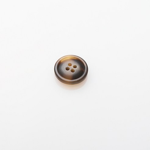 HR빅버튼 호동 무광 단추 21mm, 브라운, 8개입