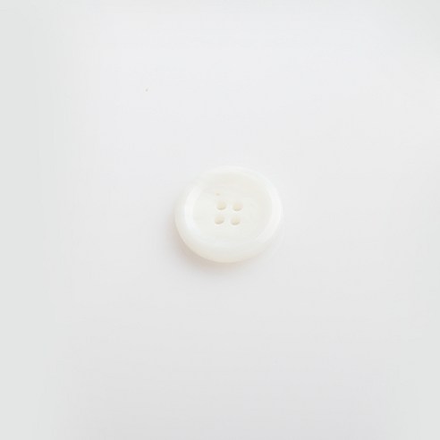 HR빅버튼 티유 단추 18mm, 화이트, 4개입
