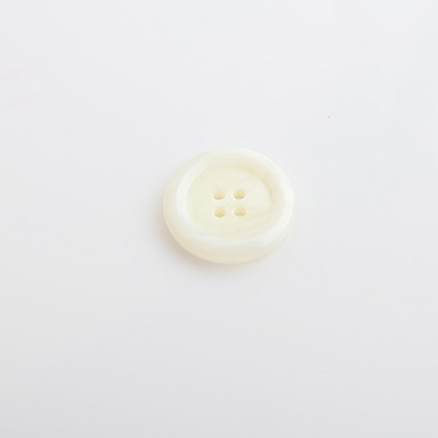 HR빅버튼 티유 단추 25mm, 화이트, 12개입