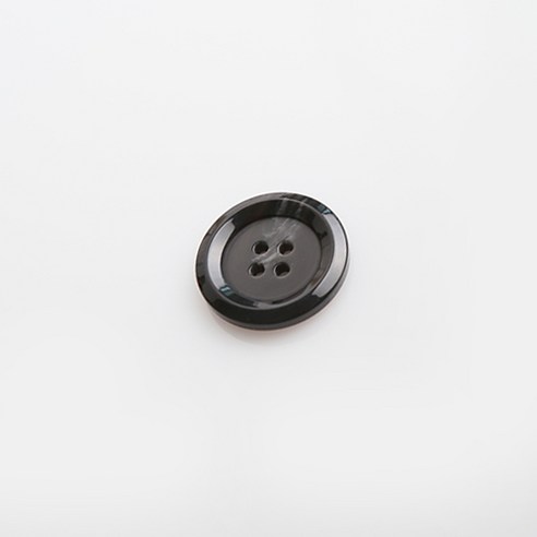 HR빅버튼 티유 단추 15mm, 블랙, 4개입
