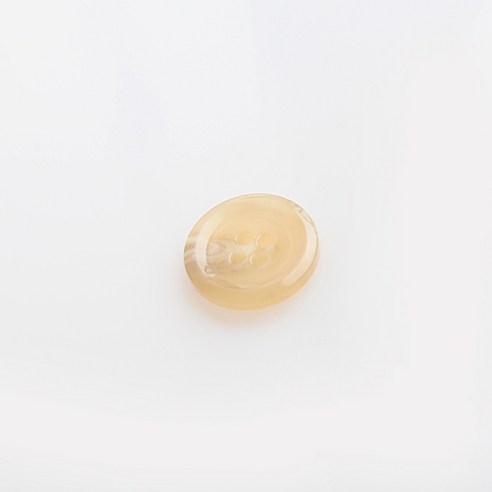 HR빅버튼 티유 단추 23mm, 베이지, 12개입