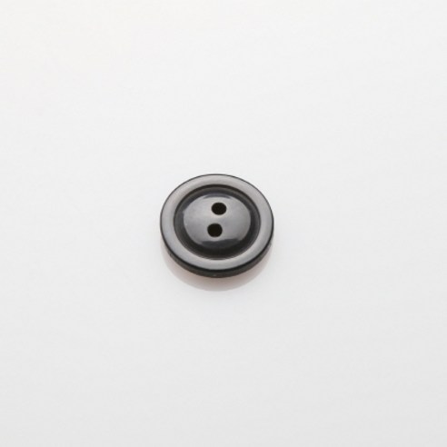 HR빅버튼 보티첼리 단추 15mm, 블랙, 12개입