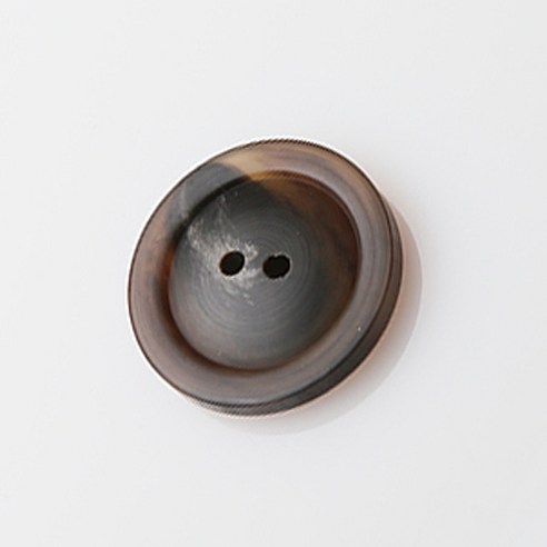 HR빅버튼 보티첼리 무광 단추 25mm, 브라운, 4개입