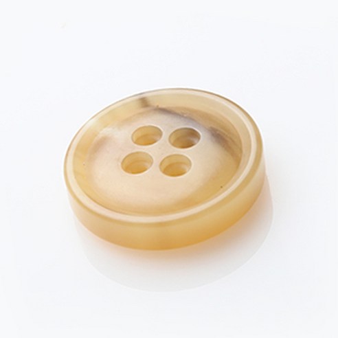 HR빅버튼 두통이 단추 35mm, 연베이지, 8개입