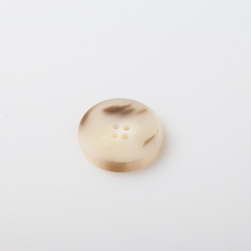 HR빅버튼 가우디 무광 단추 23mm, 라이트베이지, 4개입