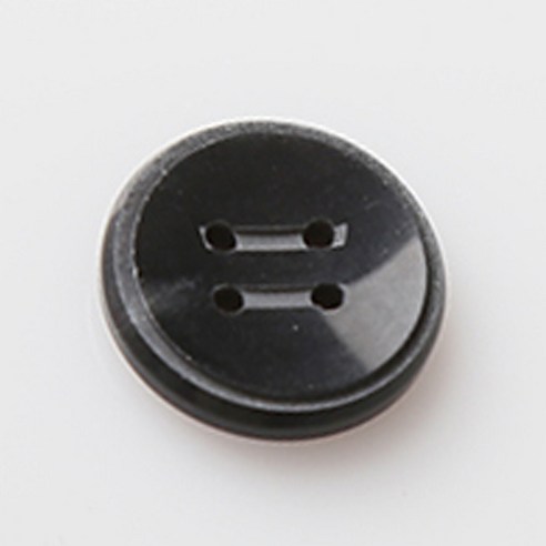 HR빅버튼 네로 단추 21mm, 선블랙, 12개입