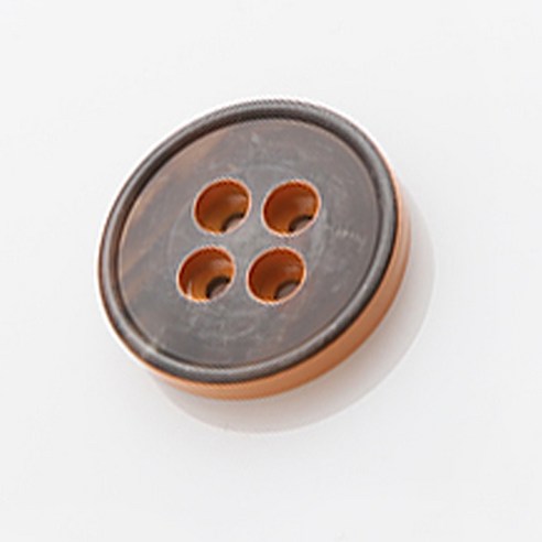 HR빅버튼 다다오 단추 21mm, 브라운, 8개입