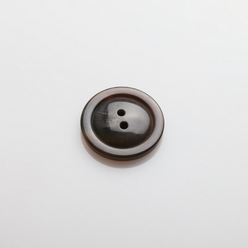 HR빅버튼 보티첼리 단추 23mm, 브라운, 4개입