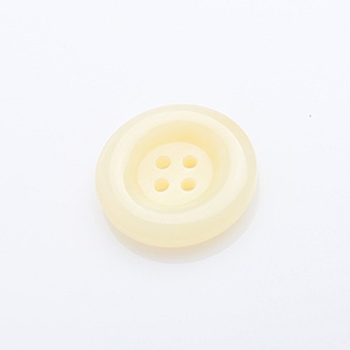 HR빅버튼 어게인 유광 단추 지름 28mm, 아이보리, 4개입