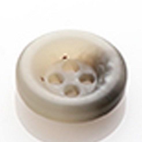 HR빅버튼 브레인 무광 단추 18mm, 선회색, 12개입