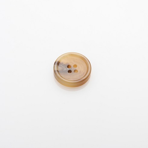 HR빅버튼 썸데이무광 단추 23mm, 베이지, 12개입