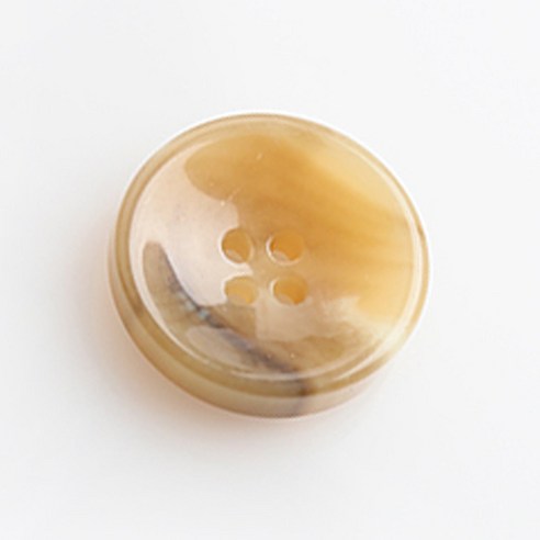 HR빅버튼 웰빙 단추 25mm, 베이지, 12개입