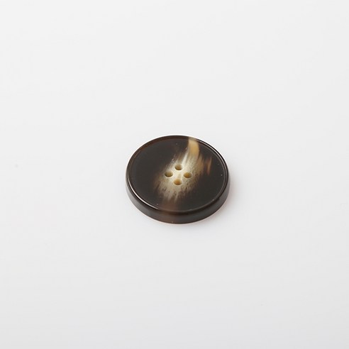 HR빅버튼 가우디 유광 단추 23mm, 라이트브라운, 12개입