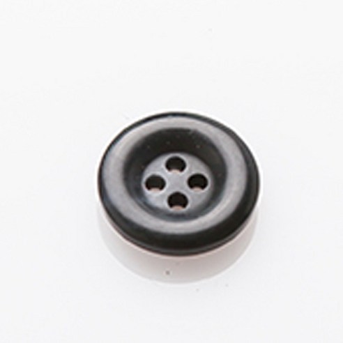 HR빅버튼 어게인 무광 단추 18mm, 네이비, 12개입