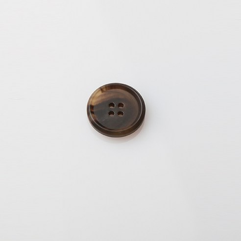 HR빅버튼 멜버른 무광 단추 23mm, 브라운, 4개입