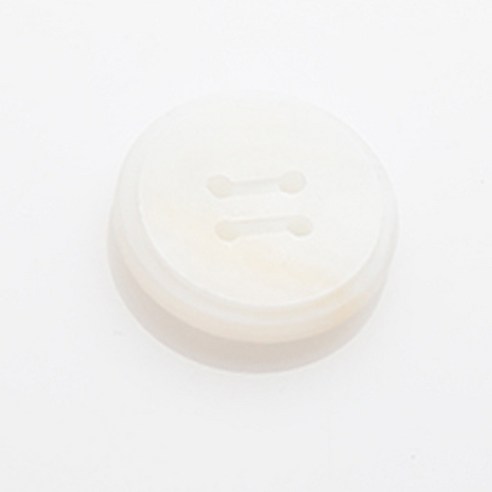 HR빅버튼 네로 단추 15mm, 화이트, 8개입