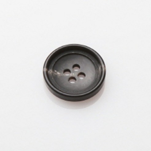 HR빅버튼 엠비오 단추 15mm, 블랙, 4개입