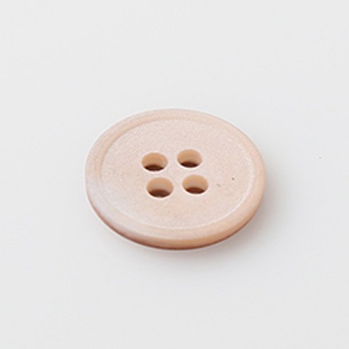 HR빅버튼 오가닉 단추 15mm, 베이지, 8개입
