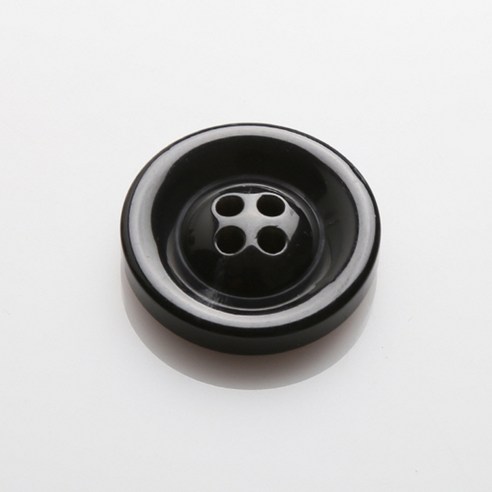 HR빅버튼 빅마마 단추 25mm, 블랙, 8개입