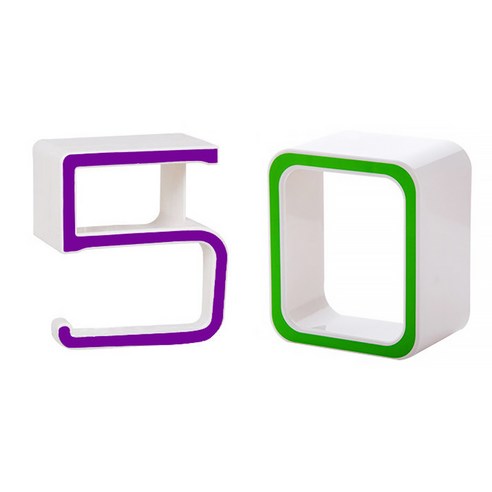 DM 숫자 욕실 수납 거치대 50, 보라, 그린, 1세트