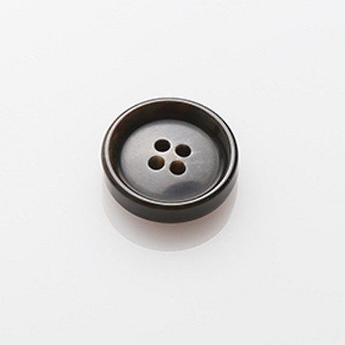 HR빅버튼 커스텀 단추 15mm, 블랙, 4개입