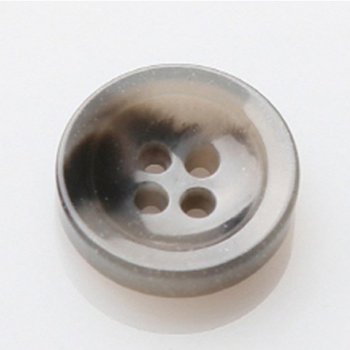 HR빅버튼 에이스 단추 15mm, 그레이, 8개